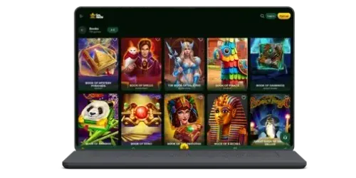 Casinacho Casino Lobby am Laptop
